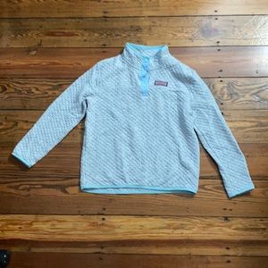Vineyard vine button up sweater